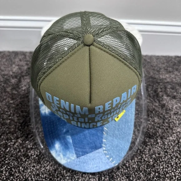 Kapital Kountry Denim Repair Service Green / Blue Trucker 2022 - Picture 5 of 11